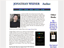 Tablet Screenshot of jonathanweiner.com